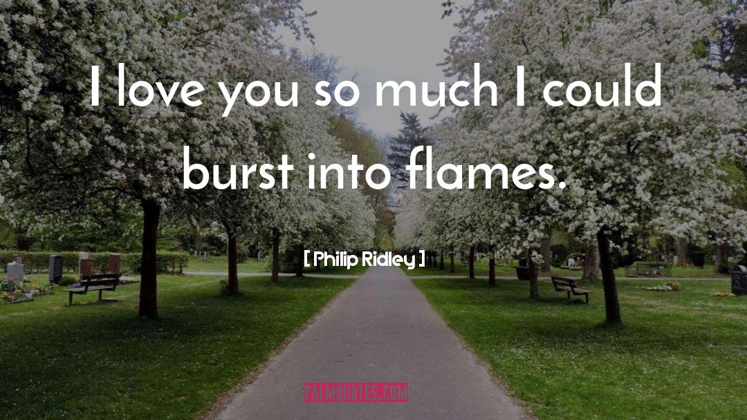 I Love You So Much quotes by Philip Ridley