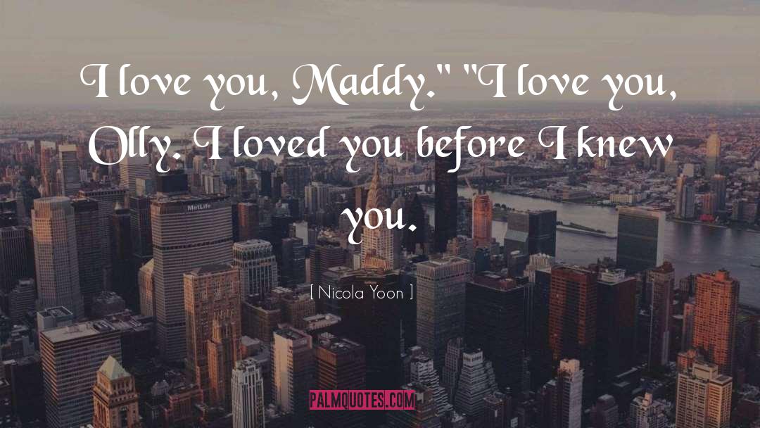 I Loved You quotes by Nicola Yoon