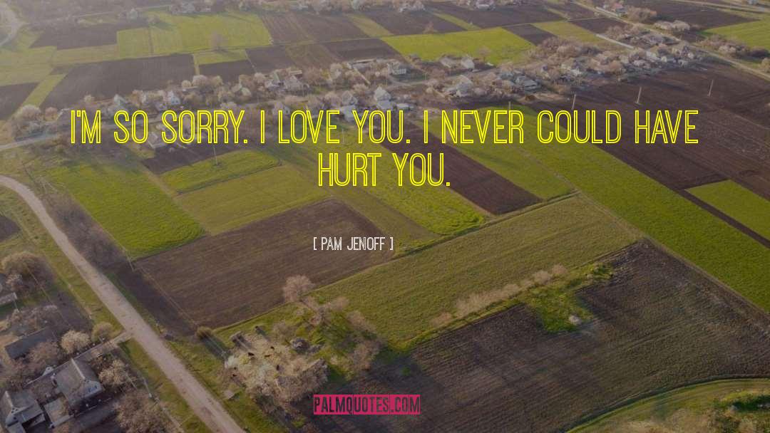 I M Sorry I Love You I M Sorry quotes by Pam Jenoff