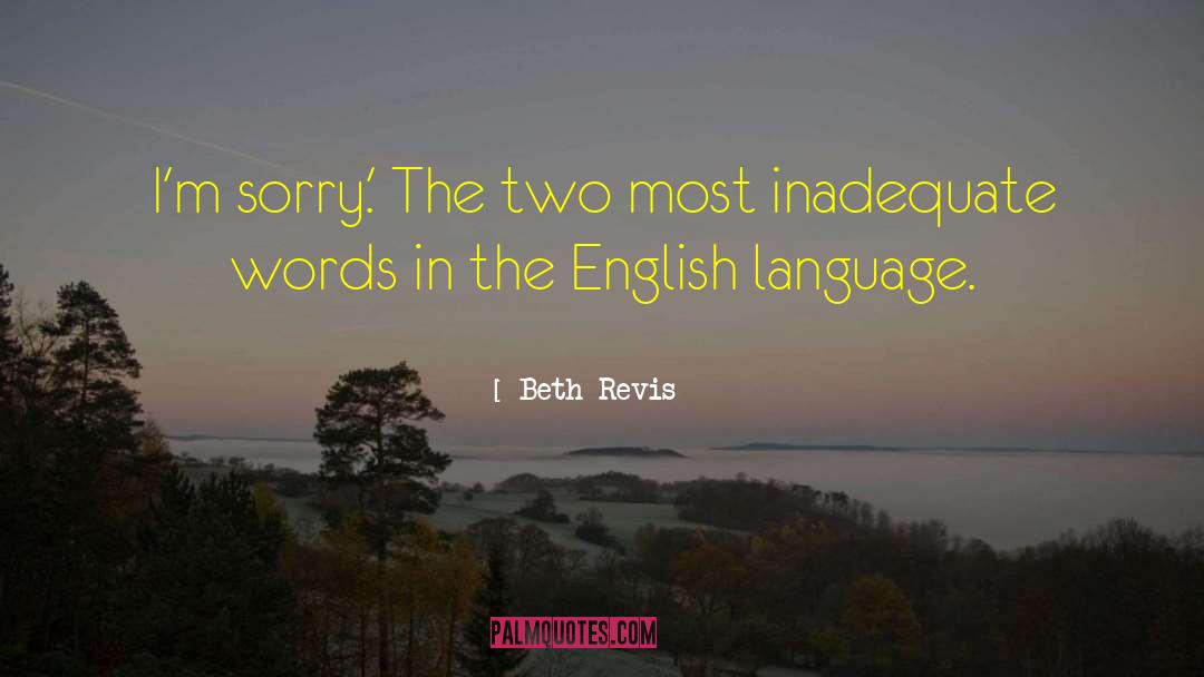 I M Sorry quotes by Beth Revis