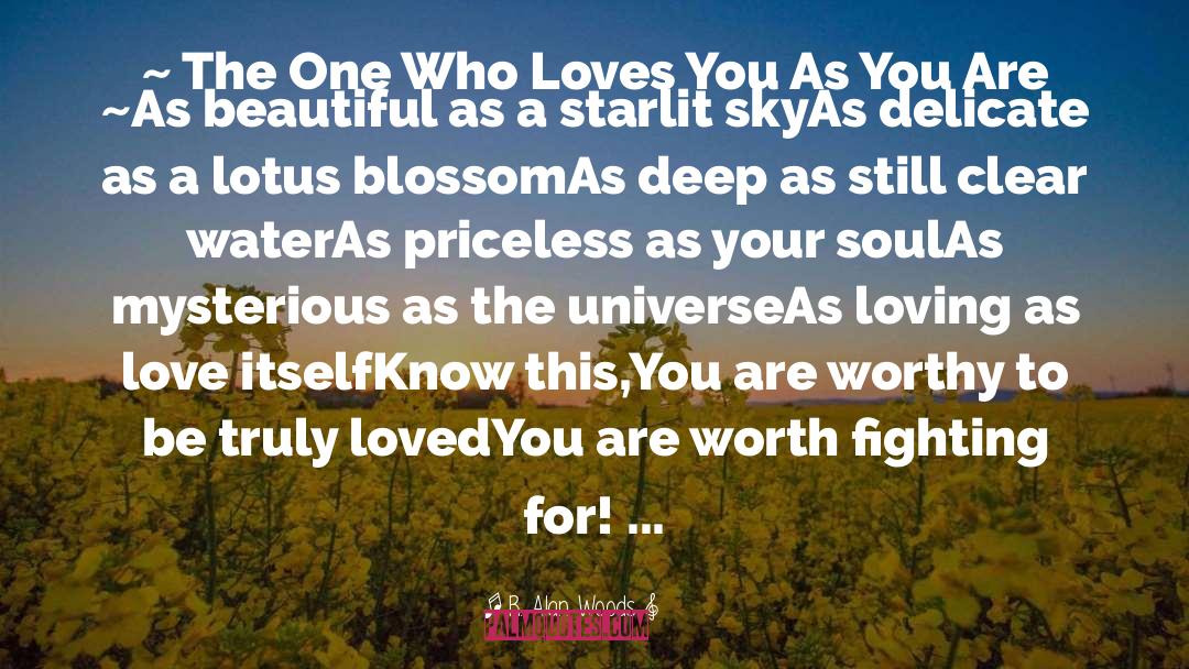 I M Still Loving You quotes by R. Alan Woods