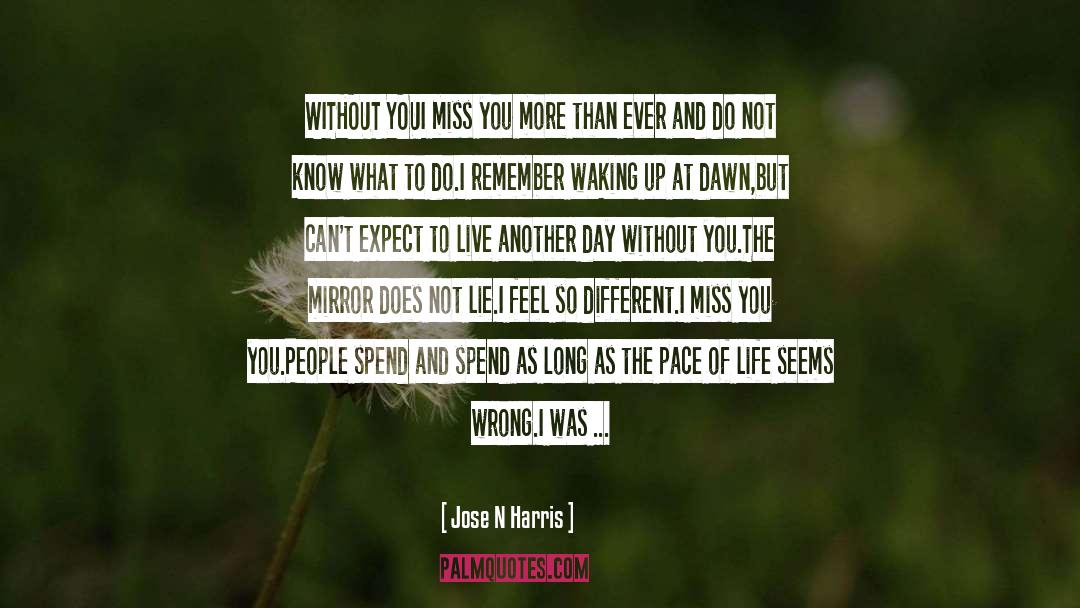 I Miss You quotes by Jose N Harris