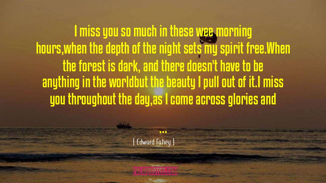 I Miss You So Much quotes by Edward Fahey