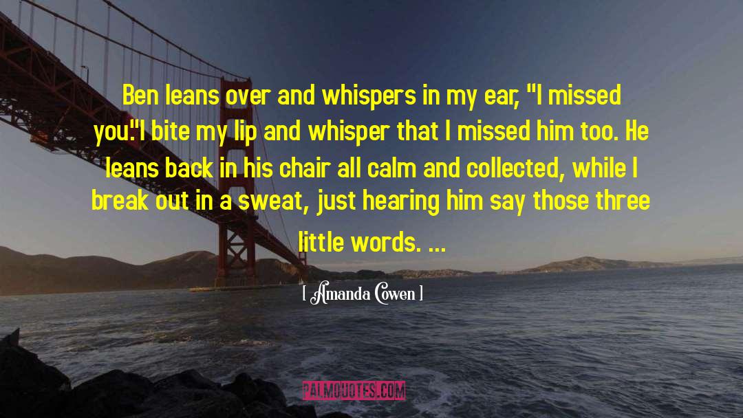 I Missed You quotes by Amanda Cowen