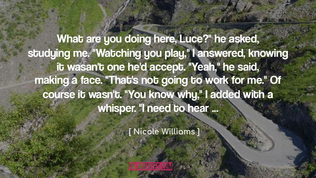 I Missed You quotes by Nicole Williams