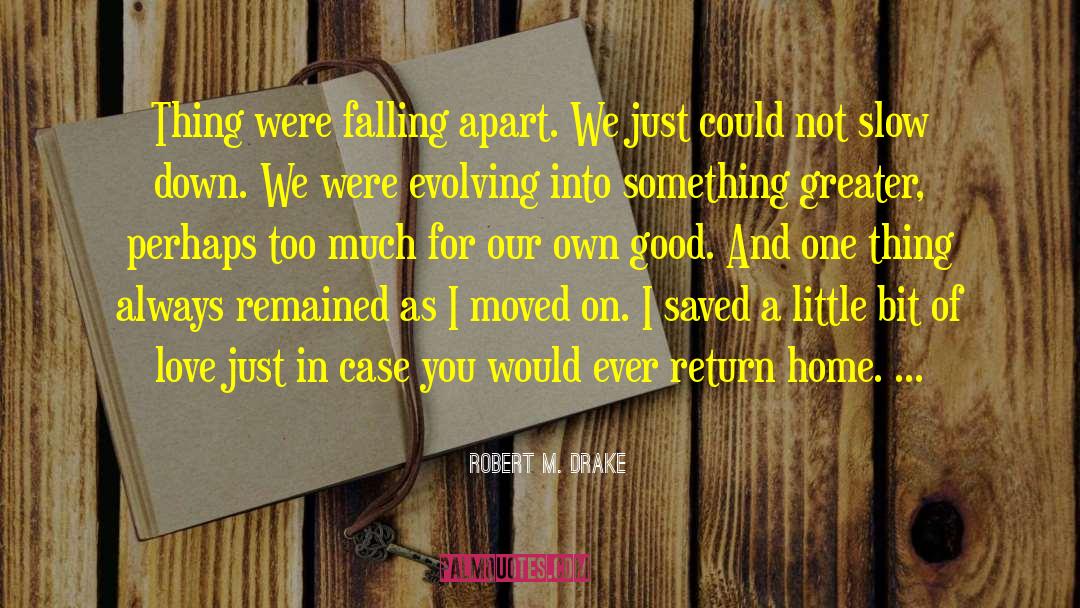I Moved On quotes by Robert M. Drake