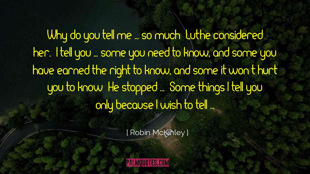 I Need Love quotes by Robin McKinley