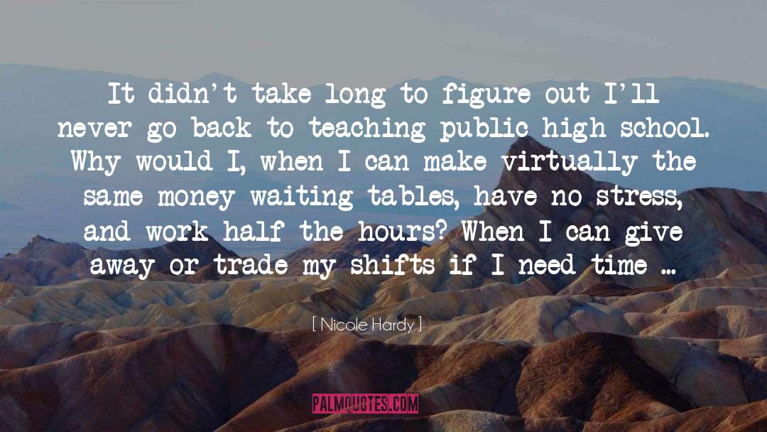 I Need Time quotes by Nicole Hardy