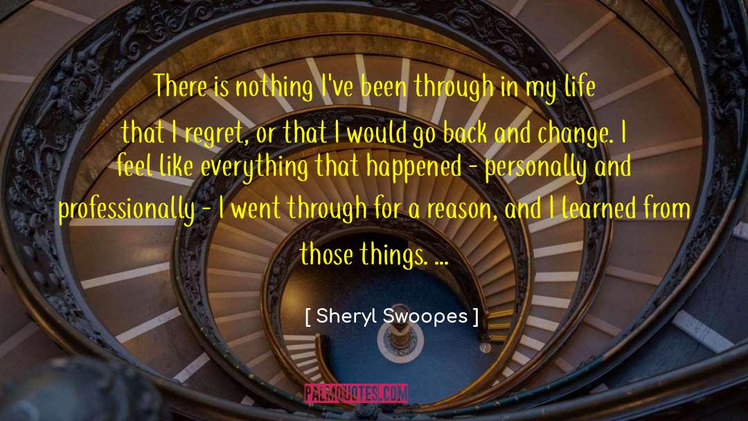 I Regret quotes by Sheryl Swoopes