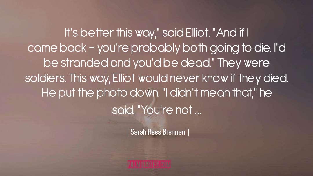 I Said That quotes by Sarah Rees Brennan