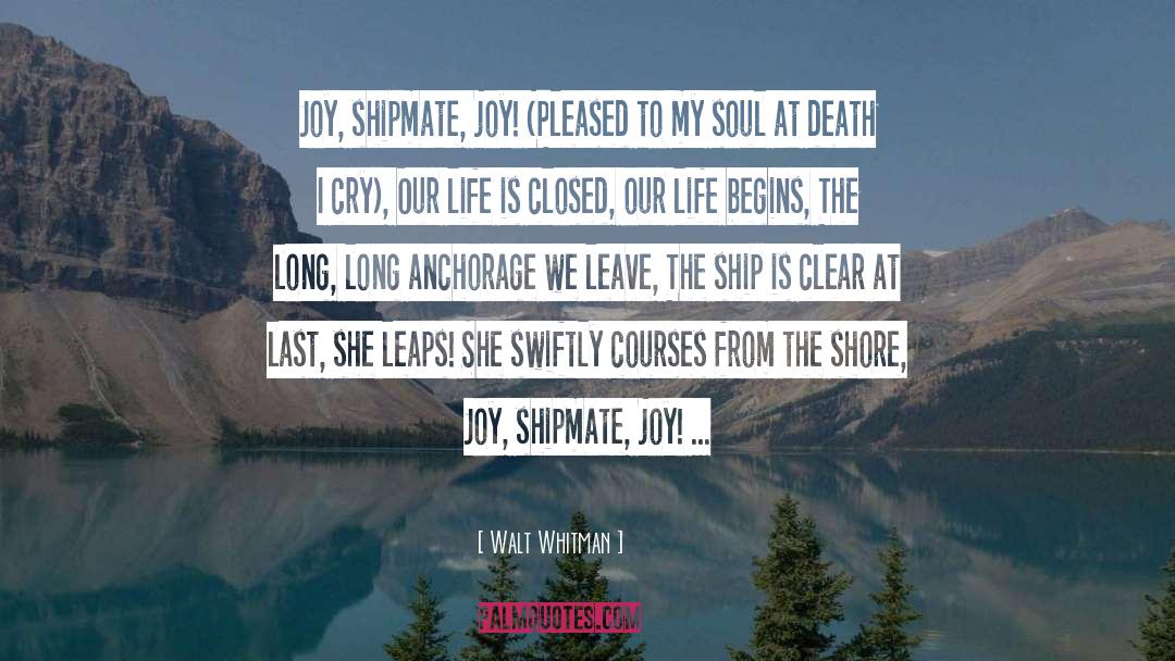 I Ship It quotes by Walt Whitman
