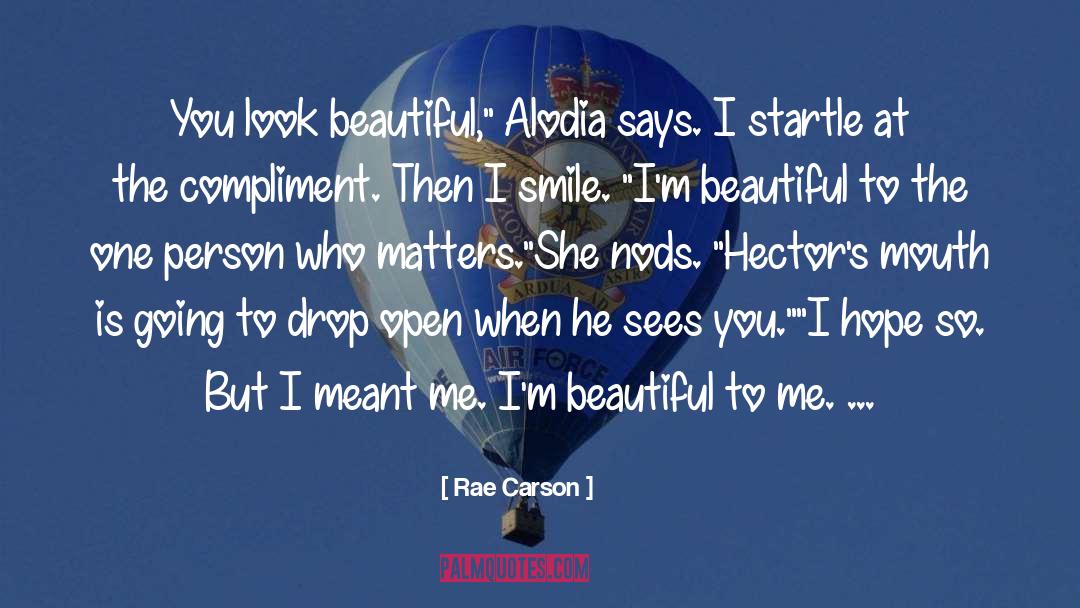 I Smile quotes by Rae Carson
