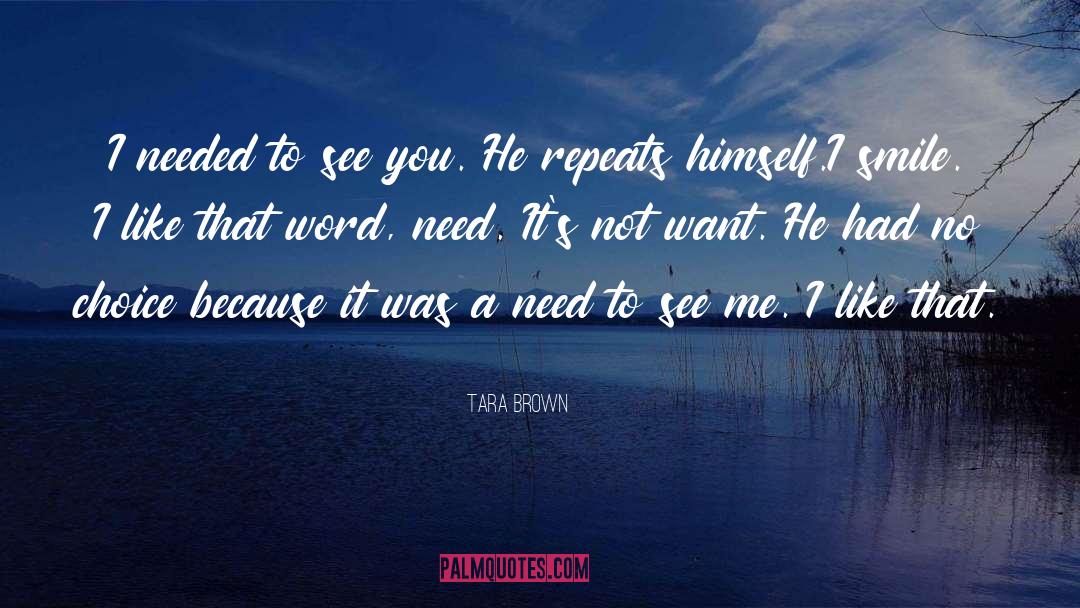 I Smile quotes by Tara Brown