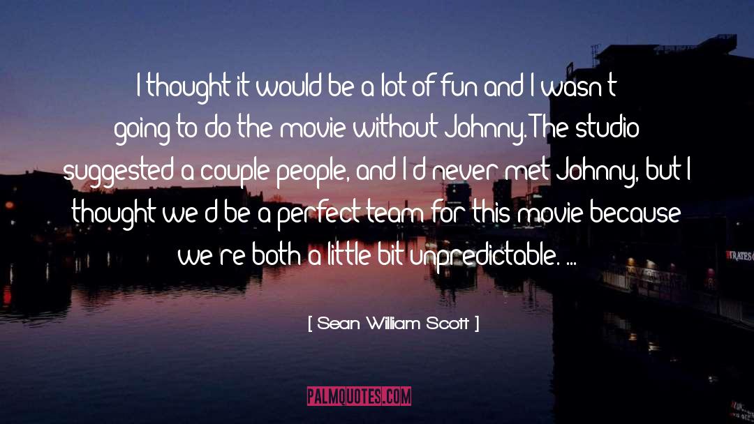 I Team Series quotes by Sean William Scott