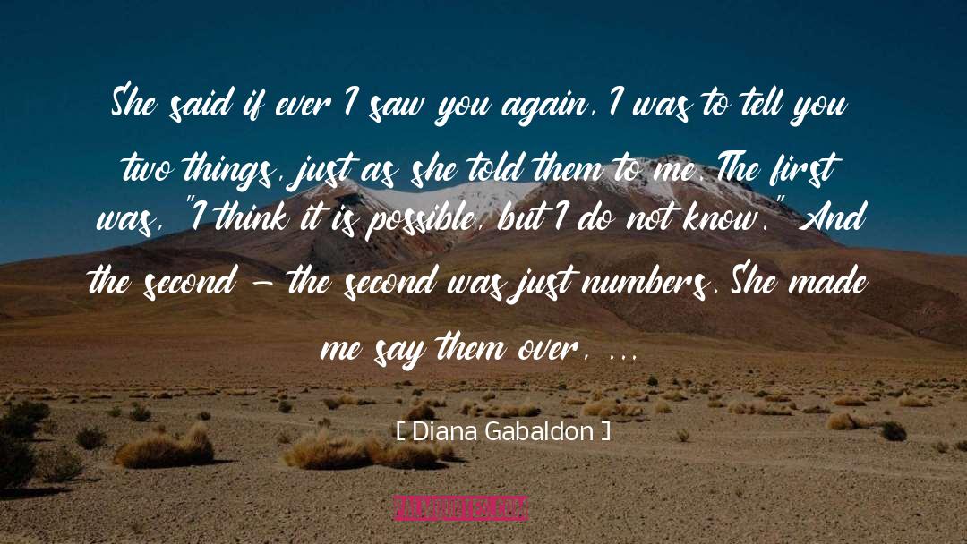 I Think About You quotes by Diana Gabaldon