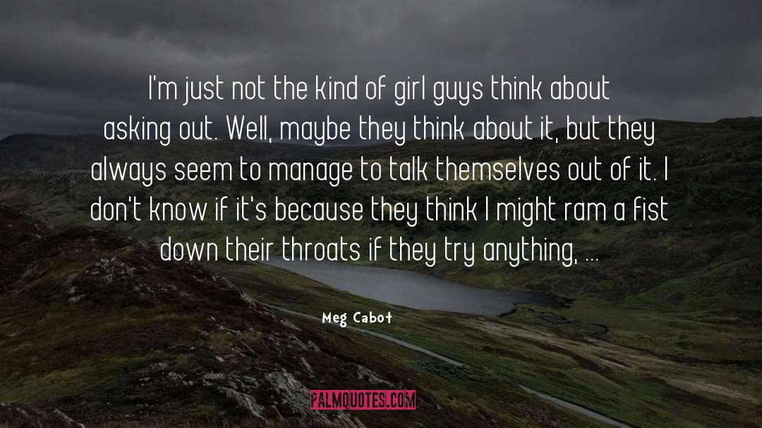 I Try Lyric quotes by Meg Cabot