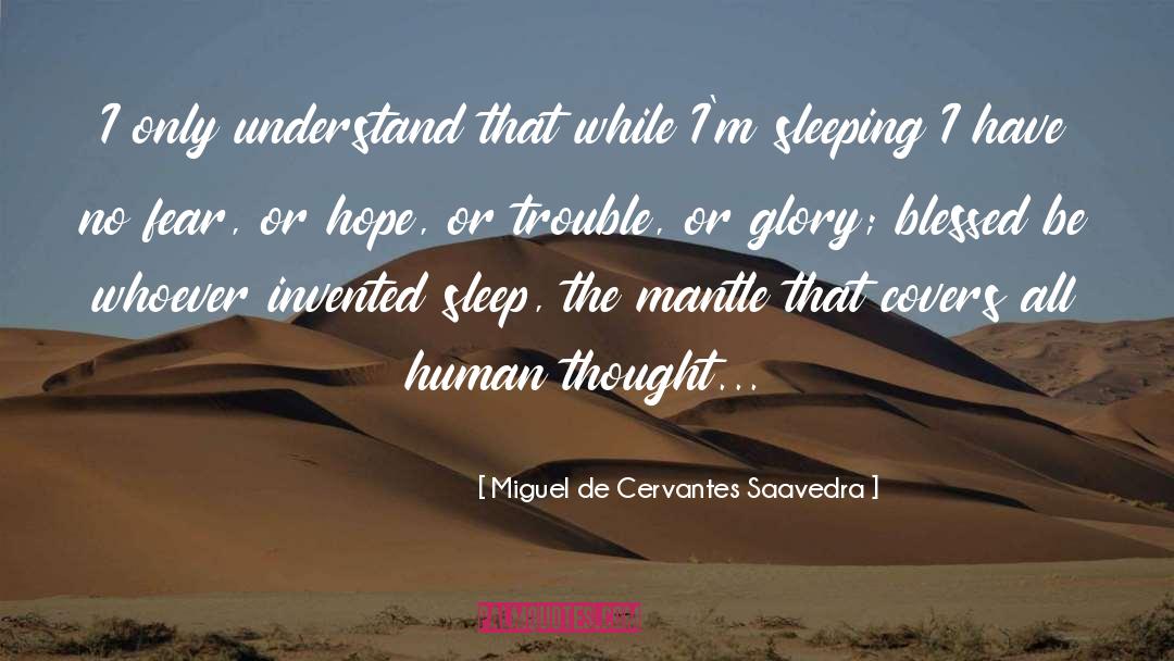 I Understand You quotes by Miguel De Cervantes Saavedra