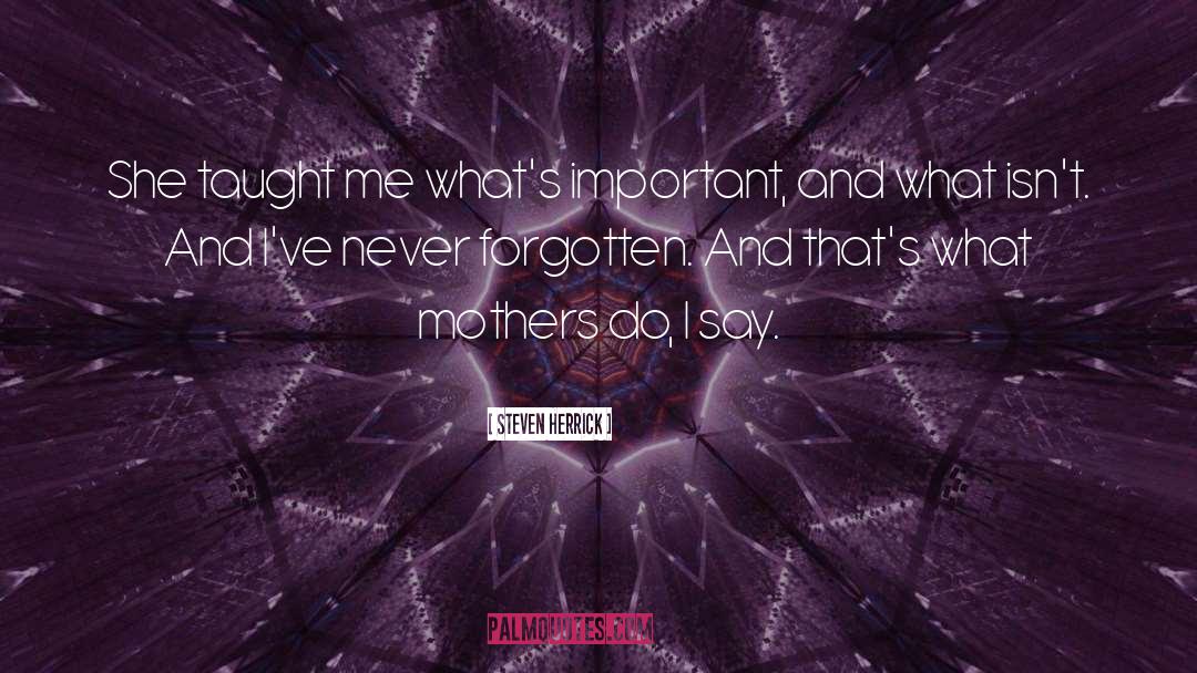 I Ve Never Forgotten quotes by Steven Herrick