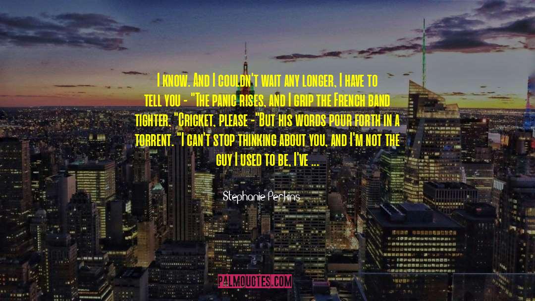 I Want To Die quotes by Stephanie Perkins