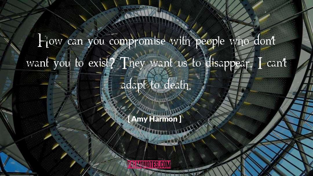 I Want To Disappear Sad quotes by Amy Harmon