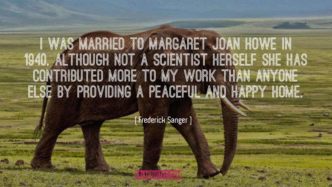 I Was Married quotes by Frederick Sanger