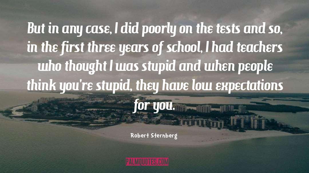 I Was Stupid quotes by Robert Sternberg