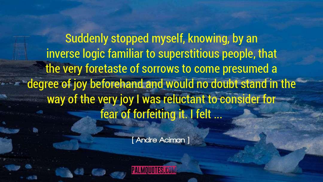 I Was Stupid quotes by Andre Aciman