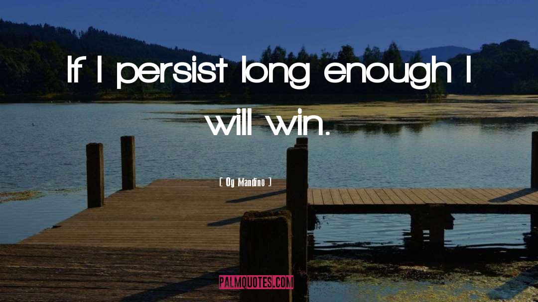 I Will Win quotes by Og Mandino