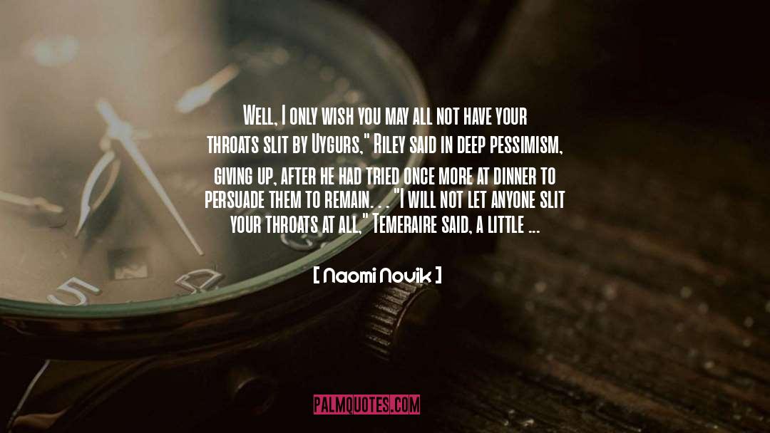 I Wish You All The Best quotes by Naomi Novik