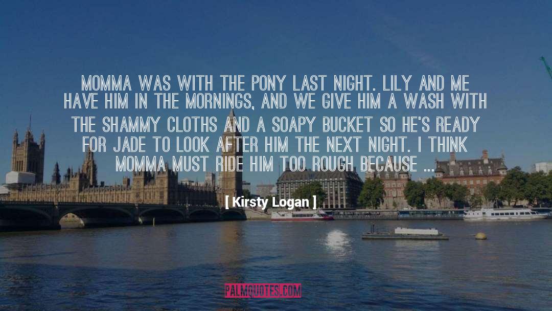 I Wont Give Up quotes by Kirsty Logan