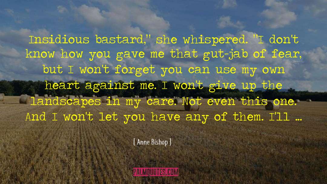 I Wont Give Up quotes by Anne Bishop