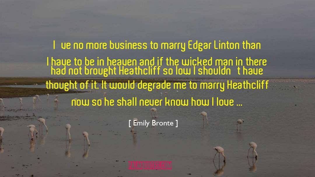 I Would Marry You quotes by Emily Bronte