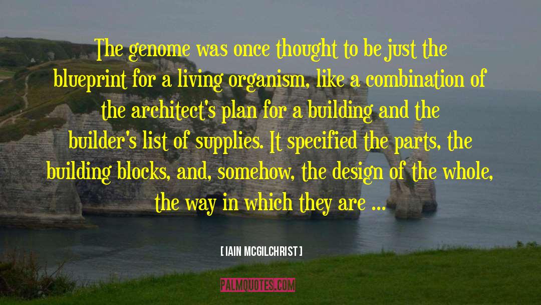 Iacobucci Builders quotes by Iain McGilchrist