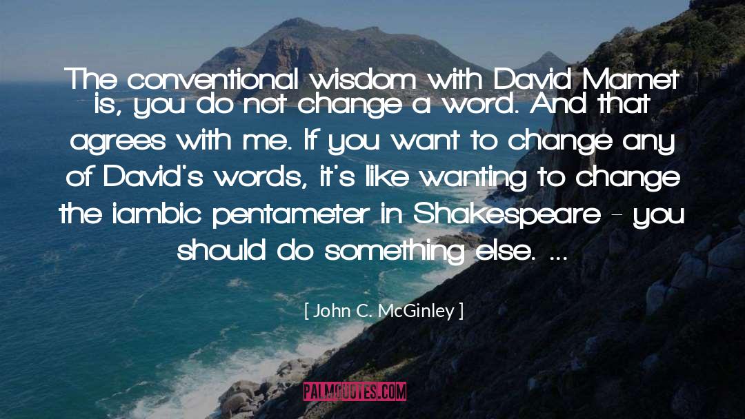 Iambic Pentameter quotes by John C. McGinley