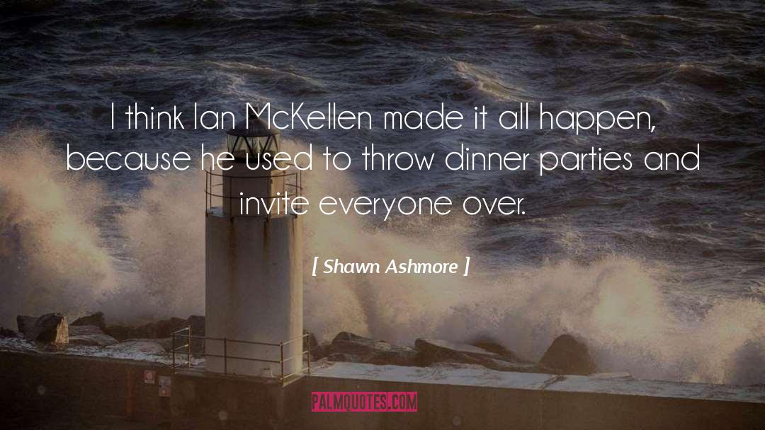 Ian Mckellen quotes by Shawn Ashmore