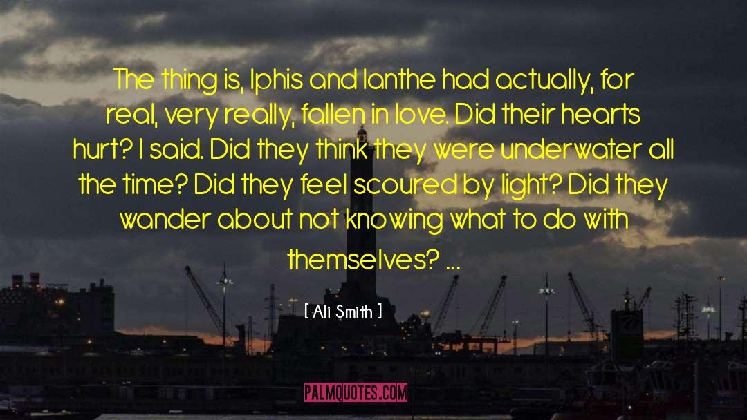 Ianthe quotes by Ali Smith