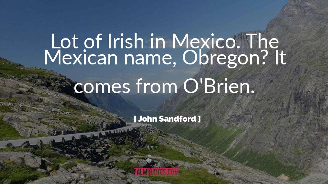 Iarla Irish Name quotes by John Sandford