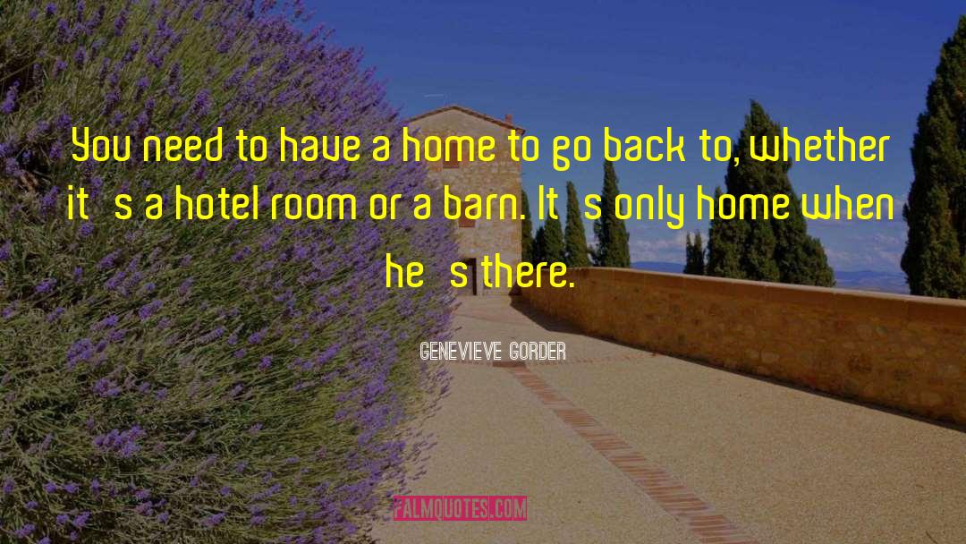 Ibis Hotel quotes by Genevieve Gorder