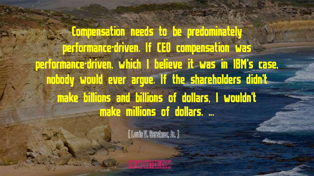 Ibm quotes by Louis V. Gerstner, Jr.