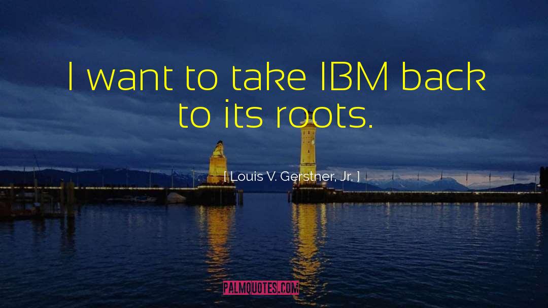 Ibm quotes by Louis V. Gerstner, Jr.