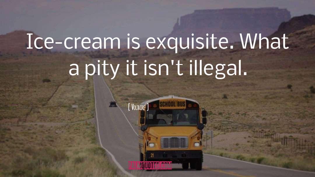 Ice Cream quotes by Voltaire