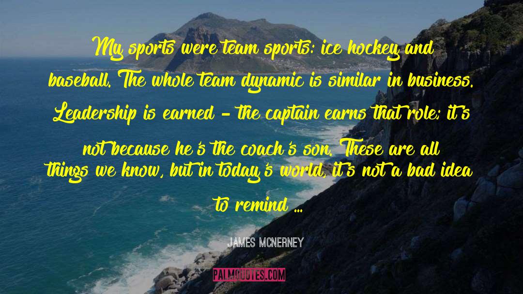 Ice Hockey quotes by James McNerney