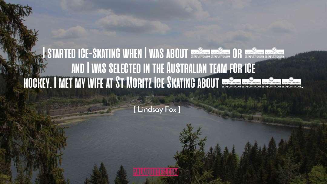 Ice Hockey quotes by Lindsay Fox