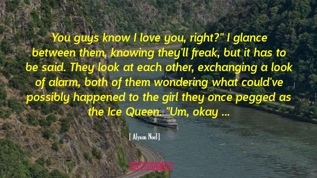 Ice Queen quotes by Alyson Noel