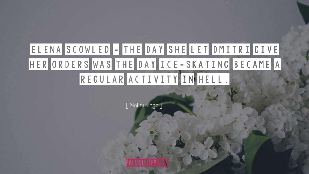 Ice Skating quotes by Nalini Singh