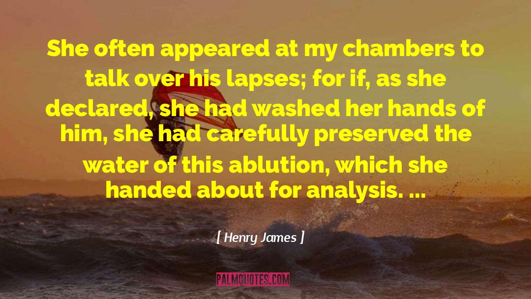 Ice Water quotes by Henry James