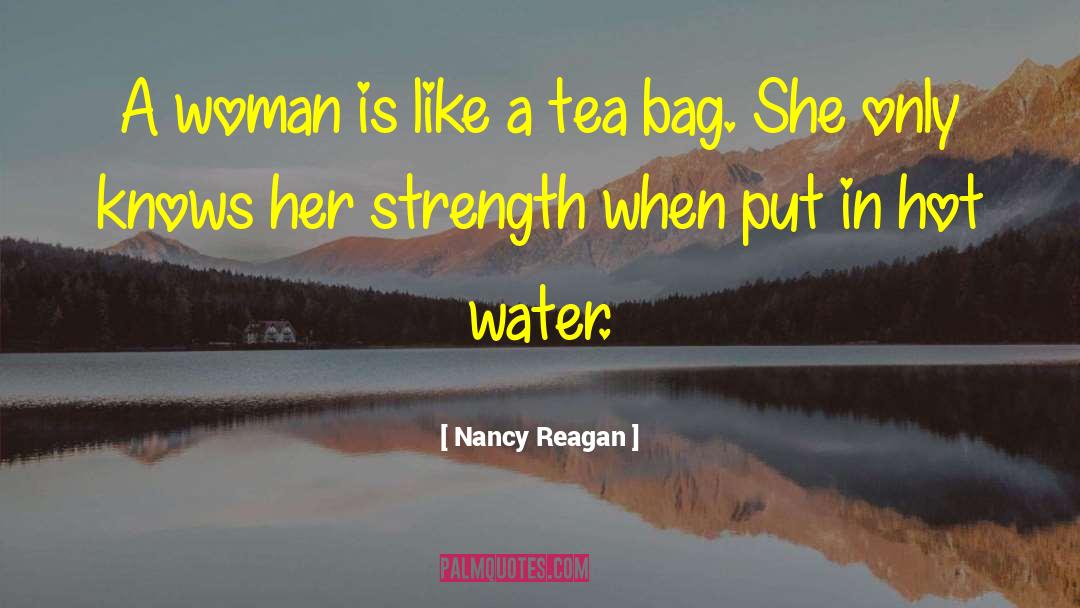 Iced Tea quotes by Nancy Reagan