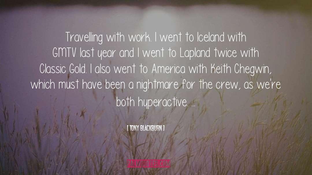 Iceland quotes by Tony Blackburn