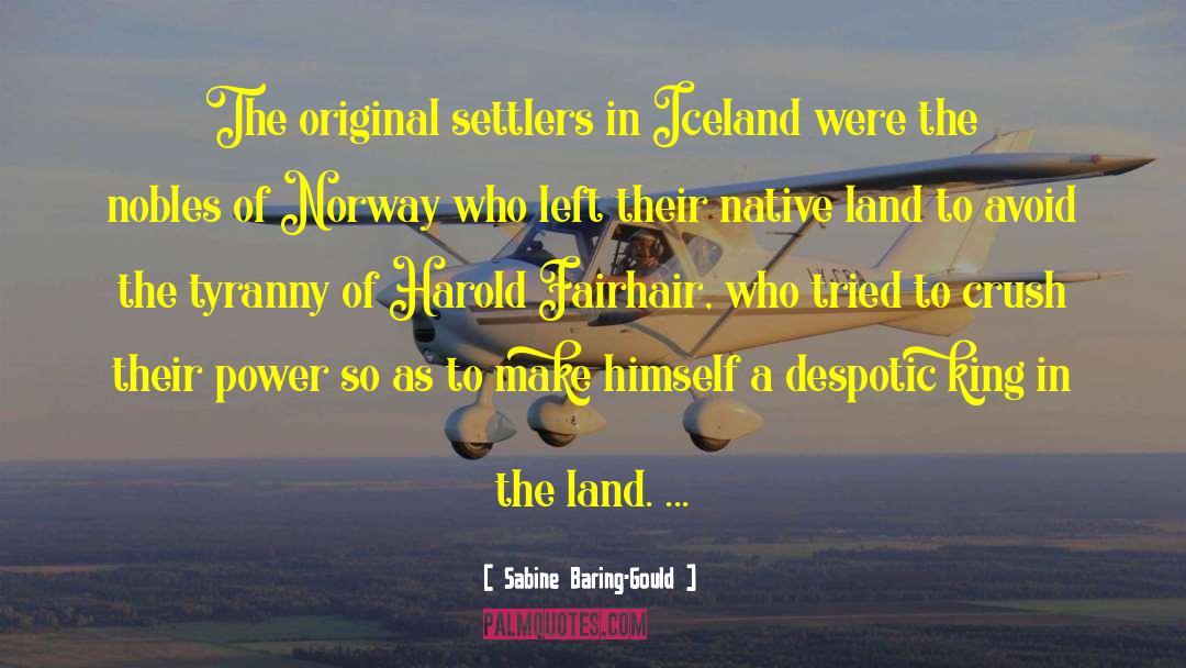 Iceland quotes by Sabine Baring-Gould