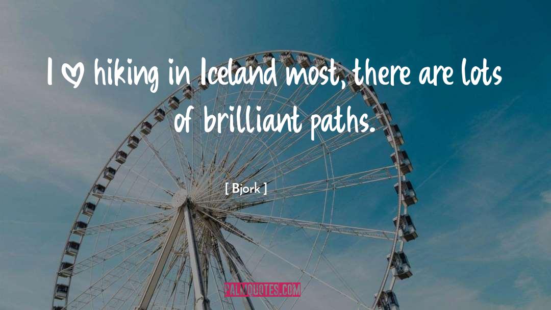 Iceland quotes by Bjork